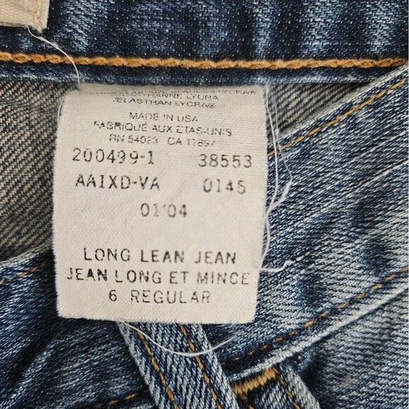 Gap Jeans Women’s 6 (30x32) Long & Lean Stretch Blue Denim Mid Rise Bootcut GUC - Picture 4 of 9